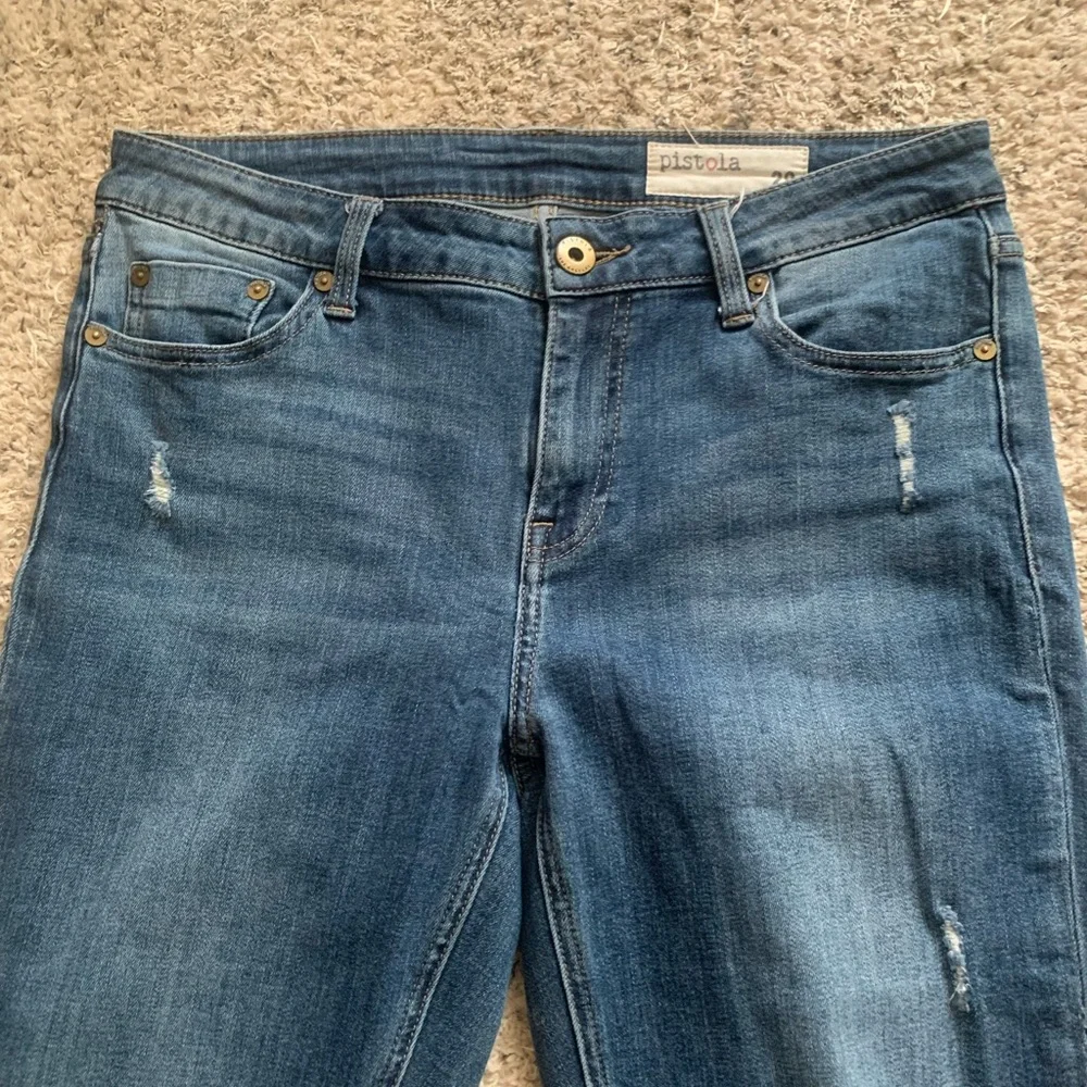 Pistola | ankle zip skinny jeans size 29
